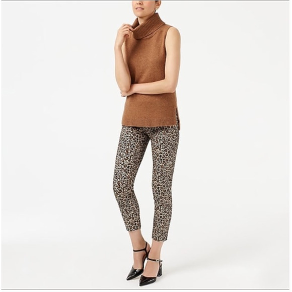 J. Crew‎ Mercantile Sleeveless Turtleneck Sweater Vest in Camel Brown Size XS - Picture 1 of 6